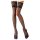 Cottelli - Black Floral Lace Thigh-Highs - 4