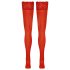 Cottelli - Lace Floral Thigh-Highs (Red)