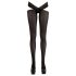Cottelli - Black Criss-Cross Stockings