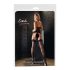 Cottelli - Black Stockings with High Heel Seam and Back Stripe