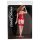 Cottelli - Back-Seamed Stockings with High Heel Detail (Nude-Red)