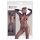 Mandy Mystery - Full-Body Fishnet Catsuit with Mask - Black (S-L)