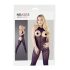 NO:XQSE - Open Halter Catsuit – Black (S-L)