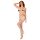 Obsessive G330 - Sheer Patterned Jumpsuit (White)