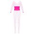 Cottelli - Fishnet Bodystocking (Pink) - Size S-L