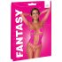 Cottelli - Fishnet Bodystocking (Pink) - Size S-L