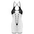 Cottelli - Black Mesh Open-Body Lingerie (S-L)