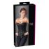 Cottelli - Embroidered Party Corset (Black) - XL