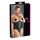 Cottelli Plus Size - Black Satin Waist Corset - 2XL