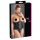Cottelli Plus Size - Black Satin Waist Corset - 4XL