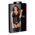 Cottelli Plus Size - Versatile Garter Top (Black)