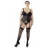 Cottelli Plus Size - Versatile Garter Top (Black)