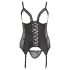 Cottelli Plus Size - Versatile Garter Top (Black)
