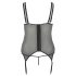 Cottelli Plus Size - Versatile Garter Top (Black)