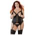 Cottelli Plus Size - Versatile Garter Top (Black)