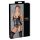 Cottelli Bondage - Glossy Lift-Up Top with Cuffs (Black)
