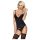 Obsessive 810-COR-1 - Black Lace Garter Set