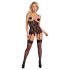 Cottelli - Pearl-Adorned Open Top (Black) - M