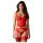 Obsessive Cupide Desire - Sheer Lace Top Set (Red)
