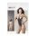 NO:XQSE - Open Rhinestone Bodysuit - Black (S-L)