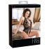 Abierta Fina - Floral Lace Magic - Bodysuit (Black) - M