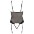 Cottelli Bondage - Black Metal Ring Body & Wrist Cuffs - M