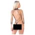 NO:XQSE - Long Sleeve Mesh Bodysuit - Black (S-L)