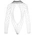 NO:XQSE - Long Sleeve Mesh Bodysuit - Black (S-L)