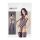 NO:XQSE - Black Wavy Body & Thigh-High Set (S-L)