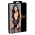 Cottelli Bondage - Lace Halter Bodysuit (Black) - M