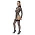 Cottelli - Sheer Strappy Bodysuit (Black)