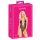 Kissable - pink embroidered bodysuit (black)