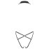 Cottelli Party - Black Collar Bodysuit - M/L
