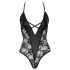 Cottelli Party - Floral Bodysuit (Black)