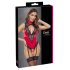 Cottelli - Lace Halter Neck Bodysuit (Red)