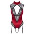 Cottelli - Lace Halter Neck Bodysuit (Red)