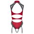 Cottelli - Lace Halter Neck Bodysuit (Red)
