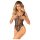 Obsessive B336 - Sheer, Open Net Bodysuit (Black) - Sizes S-L