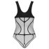 Obsessive B336 - Sheer, Open Net Bodysuit (Black) - Sizes S-L