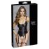 Cottelli - Open Bondage Body with Handcuffs (Black)