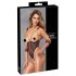 Cottelli Bondage - Strappy Open Body with Chain (Black)