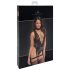 Noir Libido - Black Bodysuit with Garter