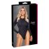 Cottelli - Open-Back Sparkle Bodysuit (Black) - M
