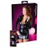 Cottelli - Shiny Long-Sleeve Mini Dress (Black) - M