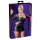 Cottelli - Black Party Dress with Rhinestone Zipper - L
