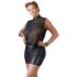 Cottelli Plus Size - Shimmering Chiffon Dress (Black) - 3XL
