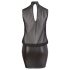Cottelli Plus Size - Shimmering Chiffon Dress (Black) - 3XL
