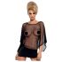 Obsessive Punker - Sheer Black Mini Dress & Thong Set