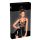 Noir - Black Patent Dress with Mesh Insets