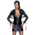 Cottelli Bondage - Shiny Dress with Ties (Black) - M